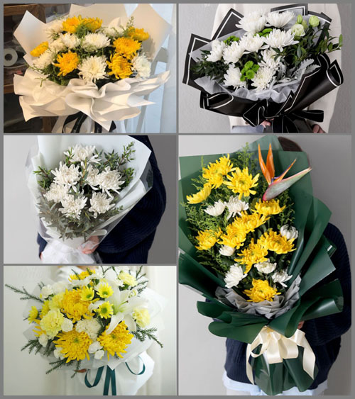 广东清远市清新区三坑镇白事花束代送